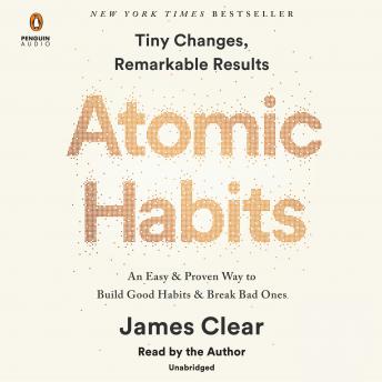 Atomic Habits Audiobook cover