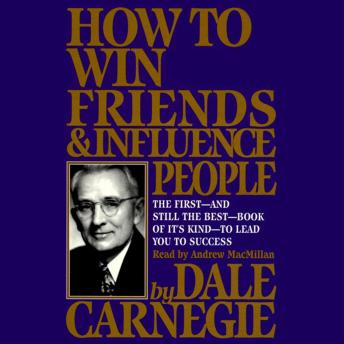 How To Win Friends And Influence People Audiobook cover